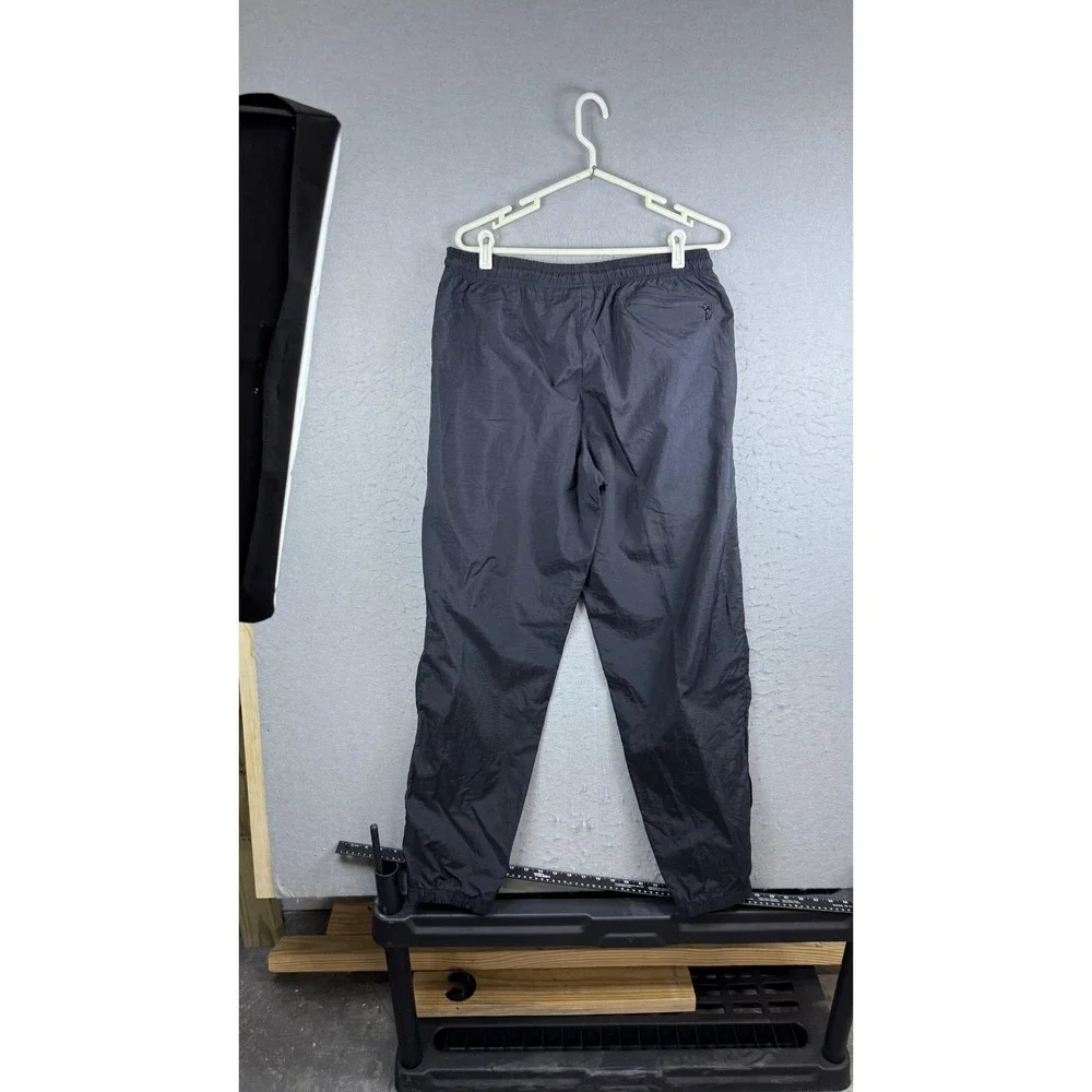 Vintage Nike Pants Mens‎ Large Black Windbreaker Track Nylon Joggers 90s